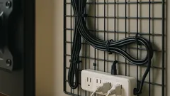 100均ワイヤーネットで家のごちゃつき解消 引き出し・玄関・テレビ裏の簡単収納DIY3選