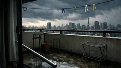 台風前に物干し竿はしまうべき？ ベランダで本当にやるべき飛散対策を解説