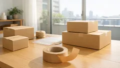 クラフトテープを手でまっすぐ切るコツ3つ H貼りまでわかる梱包の基本