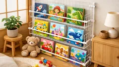 ダイソーのワイヤーネットで作る絵本棚DIY 2,310円前後でできる見せる収納