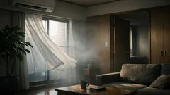 エアコン中でも快適にできる5分換気のコツ 空気の通り道で部屋がすっきり