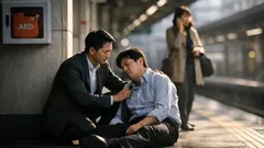 駅や街中で人が倒れたら何をする？119番から始める応急手当の手順