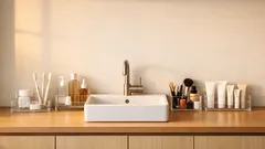 100均収納で洗面台がすっきり 朝の支度がラクになる簡単整理術