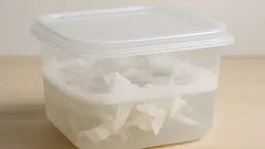 タッパーの油汚れがベタつく夜に、スポンジなしで落とす簡単4ステップ