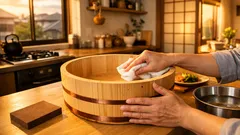 寿司桶の黒ずみは落とせる 使える状態の見分け方とやさしいカビ対処3つ